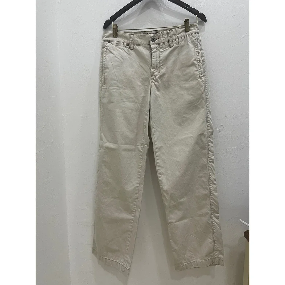Tommy Bahama Chinos Mens 32x32 Tan Khaki Good 100% Cotton Relaxed Straight Pants